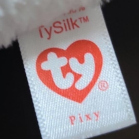 Pixy the Unicorn Beanie Boo TY Silk Plush - Picture 3 of 3